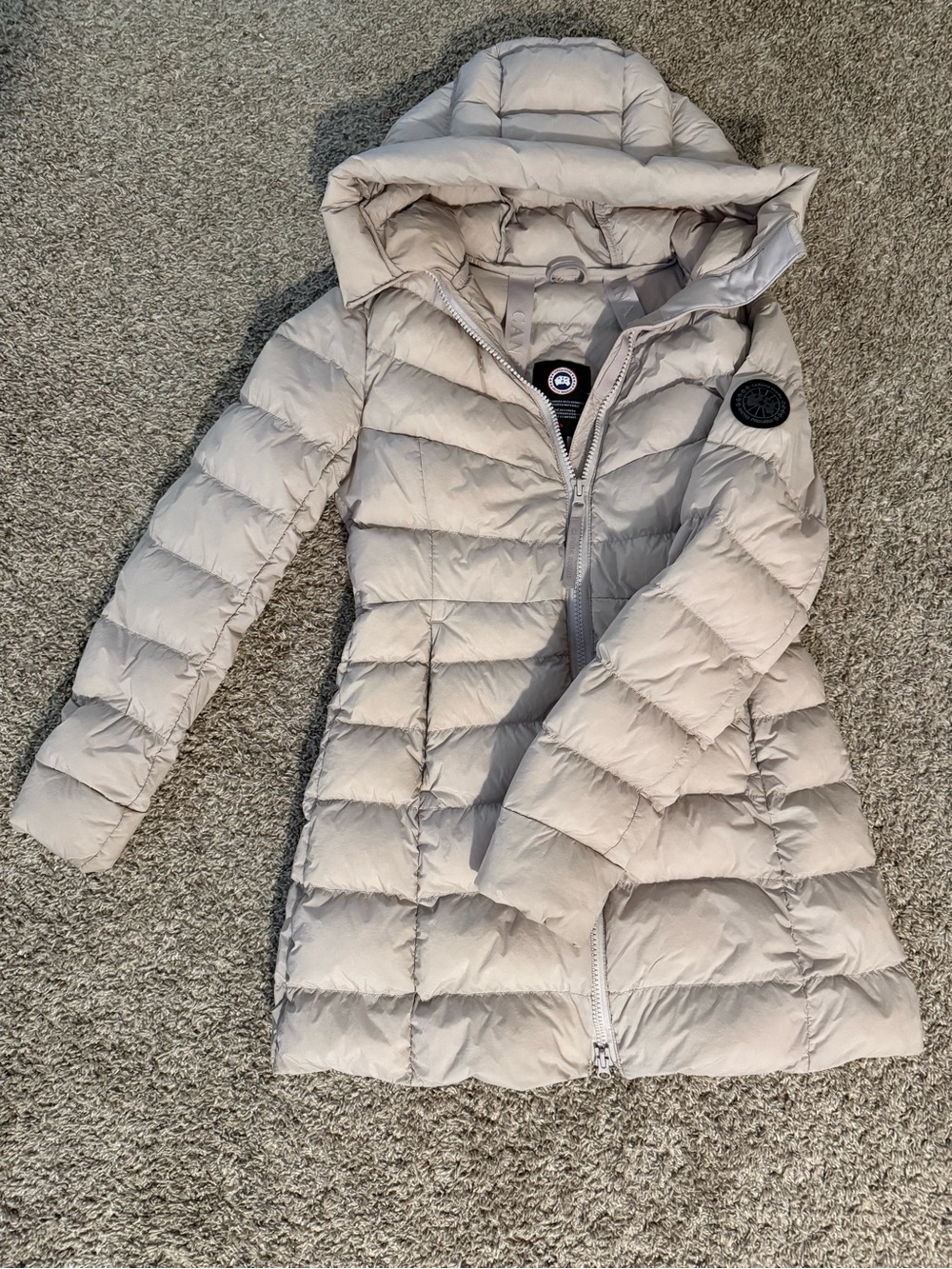 Canada Goose Clair Coat Black Label Lucent Rose